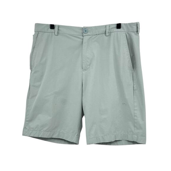 Vineyard Vines On the Go 9" Performance Sage Gray Outdoor Preppy Dad Shorts - Picture 1 of 10